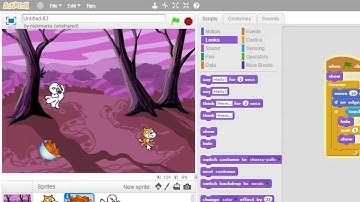 Spookey Cheesey Poofs - Step 13_How do you make your sprite keep eating