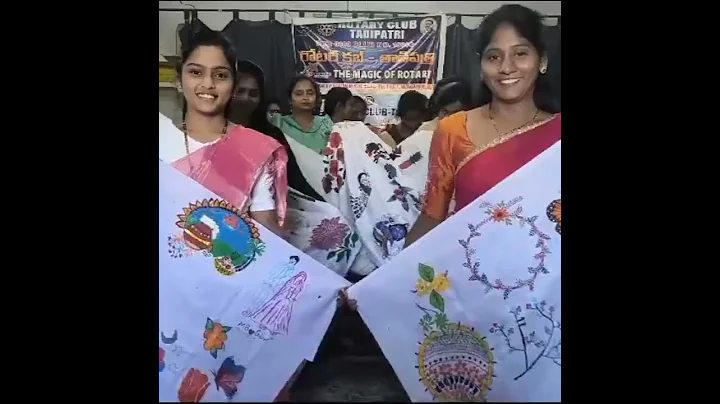 Fabriainting  classes #fabricpainting for beginners #iwc tadipathri