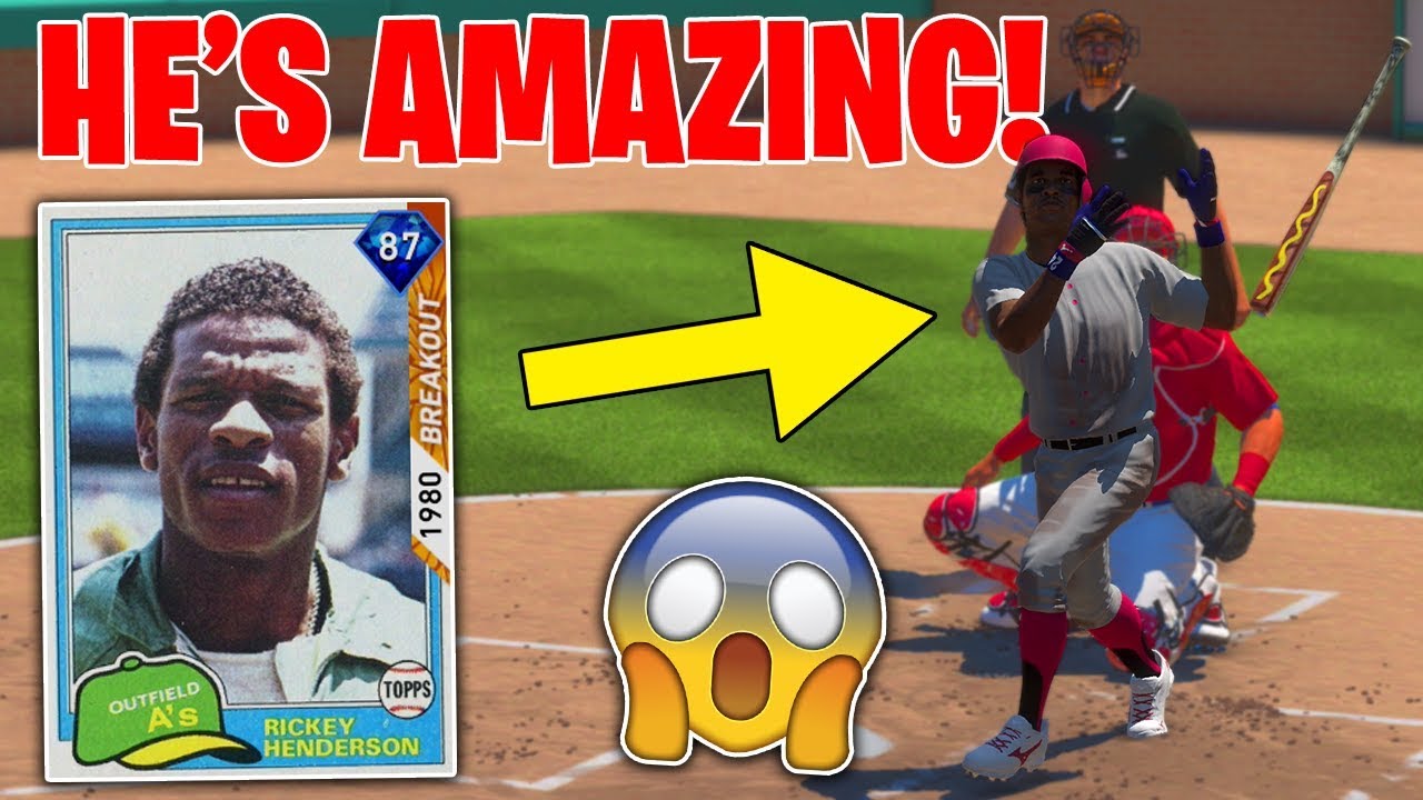 DIAMOND RICKEY HENDERSON DEBUT! MLB The Show 19 Diamond Dynasty