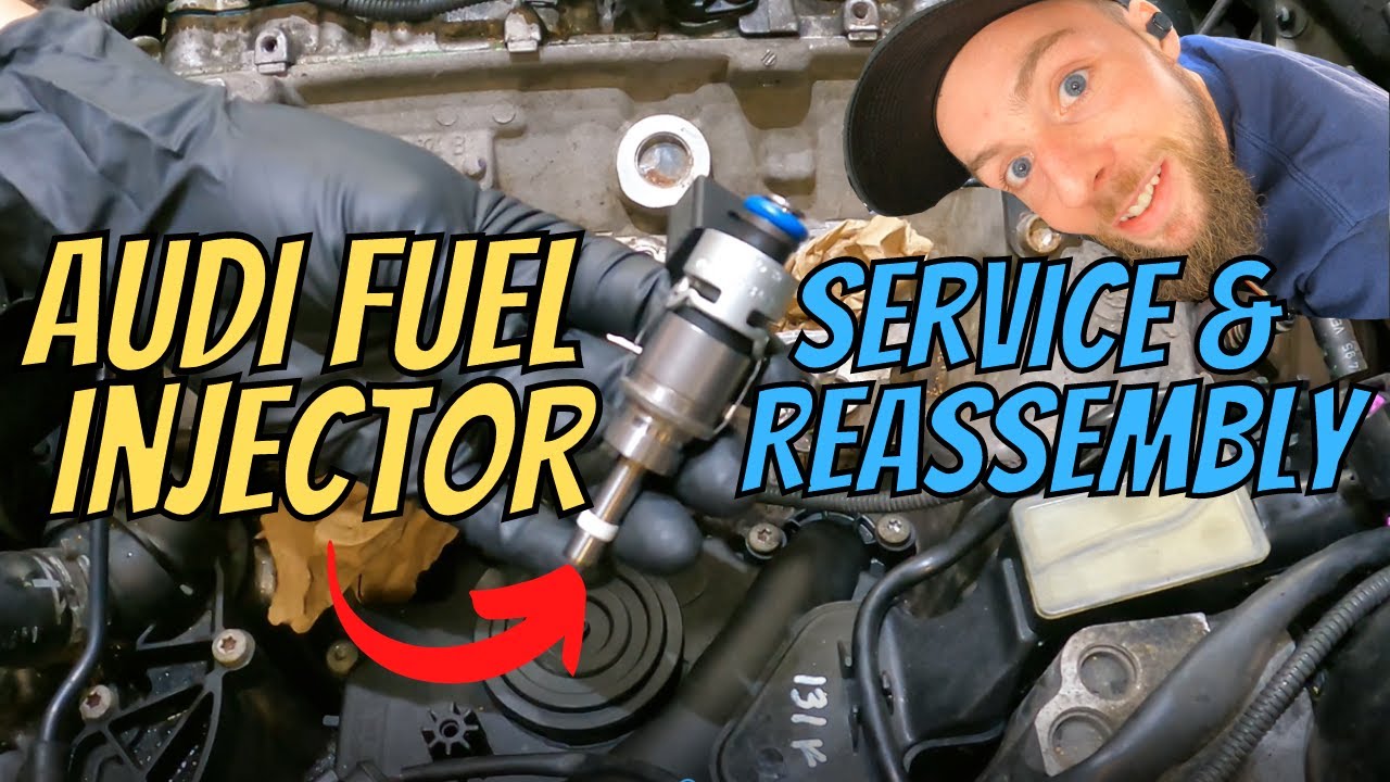 Audi Fuel Injector Removal, New Seals & Reassembly From Carbon Cleaning