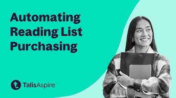 Automating Reading List Purchasing | Amjad Husain, Mat Andrews | Talis Aspire