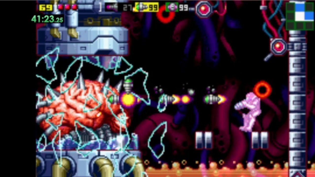 GLITCHED COPY METROID ZERO MISSION ON  A EMULATOR SOFTWARE BE LIKE