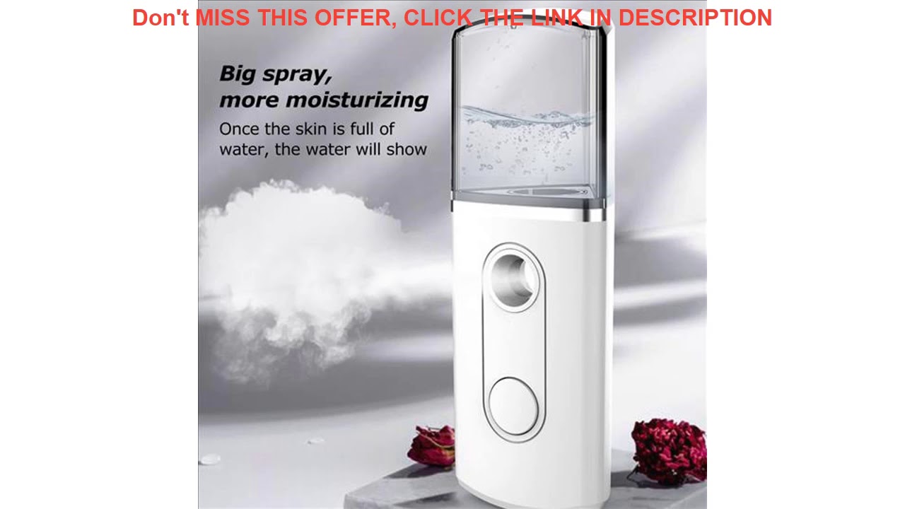 Slide Nano Spray Water Replenisher Portable humidifier USB Rechargeable Handheld Facial Hydration M