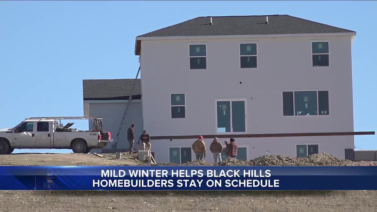 Mild winter helps Black Hills Homebuilders stay on schedule