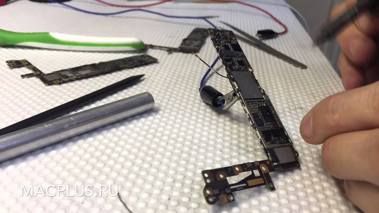 Диагностика и ремонт платы iPhone - YouTube