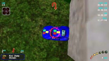 Re-Volt Custom Track Windmills Hills 2 by, Keyran, 16 Cars 4 Laps & Pickups!