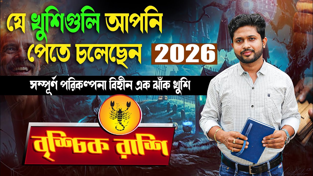 বৃশ্চিক রাশি ♏। Scorpio Sign🦂। যে খুশিগুলির কারণে 2026 আপনার জন্য special।