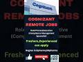 🔥Breaking News | Cognizant Hiring for Process Executive #naukri #cognizant #ytshorts #itjobs #hiring