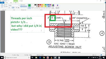 ACME Threads Explanation||Video PART 2|| Zeesh AutoCAD