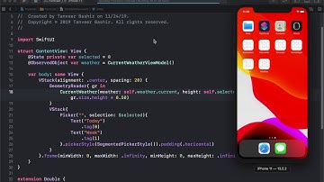 SwiftUI weather app Part 4