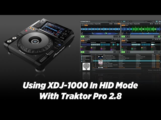 Using XDJ-1000 In HID Mode With Traktor Pro 2.8 - YouTube