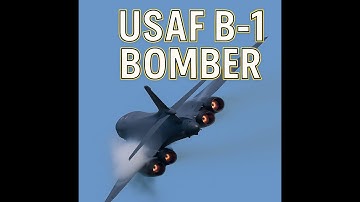 US Air Force Rockwell B-1 B Lancer High Speed Pass Over South Beach