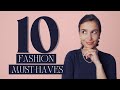 The TOP 10 FASHION ESSENTIALS you need in your wardrobe | Chic & elegant staples