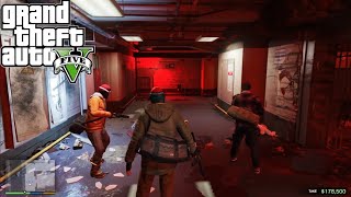 GTA V - Prologue (Bank Robbery) - Mission 1 Gameplay