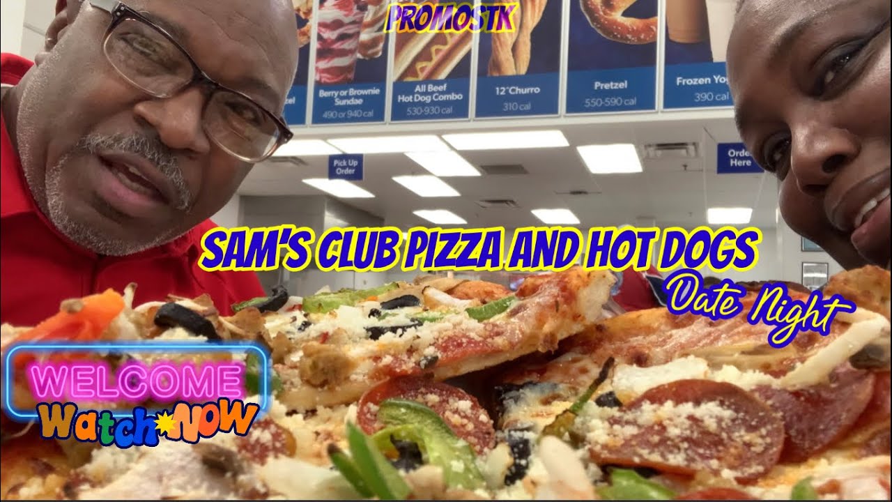 SAM'S CLUB PIZZA AND HOT DOGS | Date Night with HUBBY - YouTube
