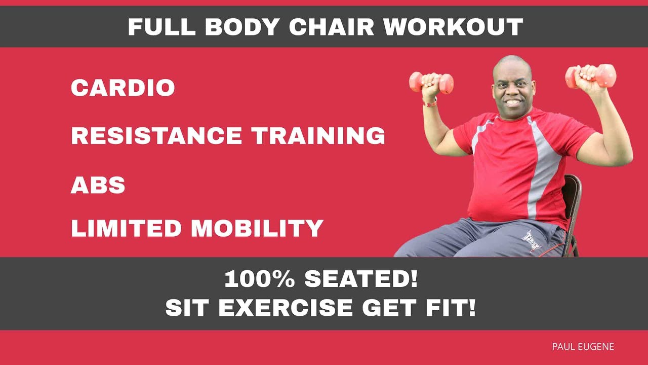Full Body Seated Chair Workout, Cardio
