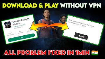 😍 Dead by Daylight Game All Problem Fixed | Dead by Daylight Game | DBD MOBILE .