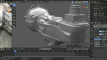 #267 3d sketching a car in blender Part 85 - 4x timelapse