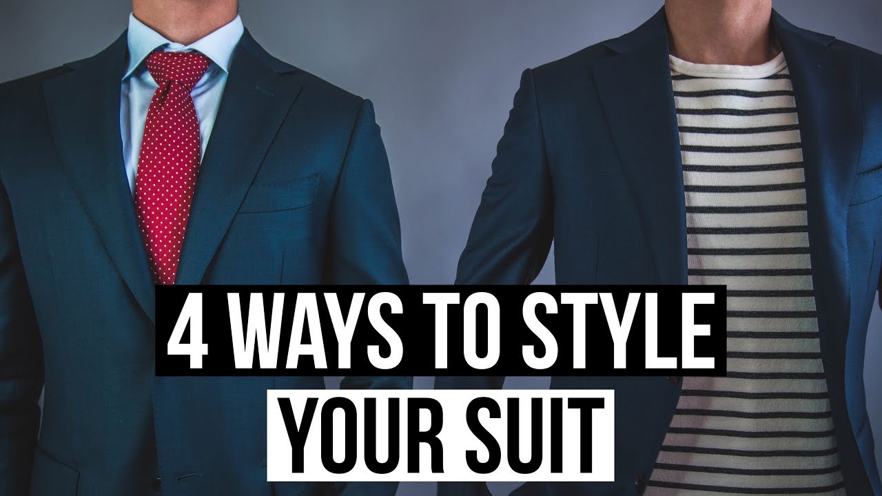 4 Different Ways To Wear Your Suit (AND LOOK GREAT) 🔥 - YouTube