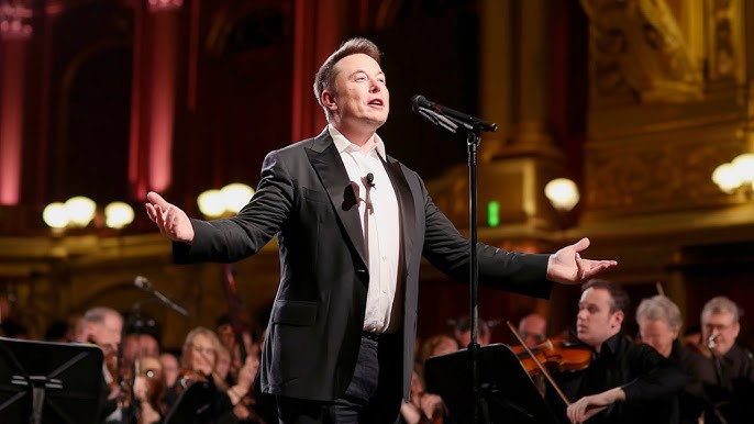Elon Musk Was Asked to Sing at a Talent Show as a Joke, But His Performance Earns A Standing - YouTube