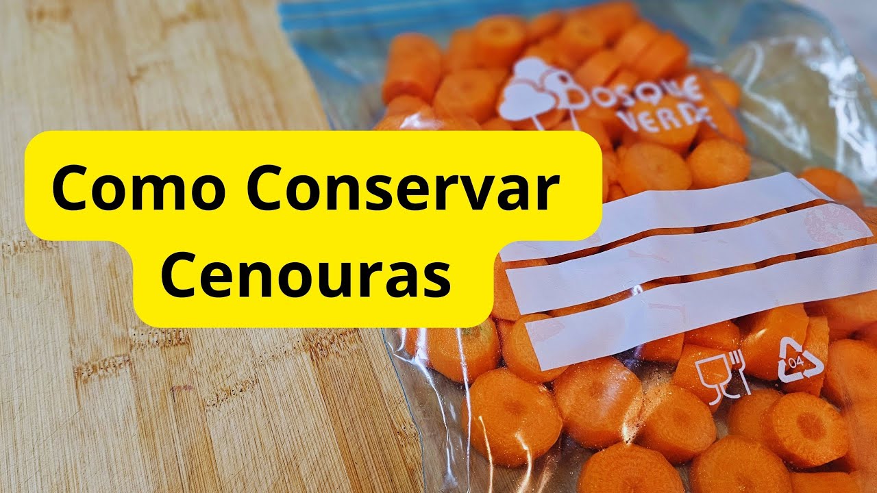 Como conservar legumes para poupar tempo na cozinha? 