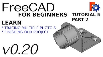 FreeCAD 0.20 voor beginners | 5.2 | Project overtrekken van foto