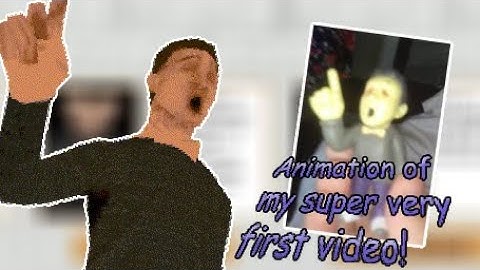 I made an animation of my very first video from 2020! | the Principal will give detention