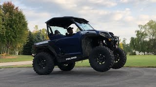 Polaris General XP 1000 with Gilomen tuning and clutching install and review! low range wheelies!!!