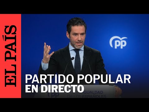 DIRECTO | Rueda de prensa de Borja Sémper tras el Comité de Dirección del PP | EL PAÍS