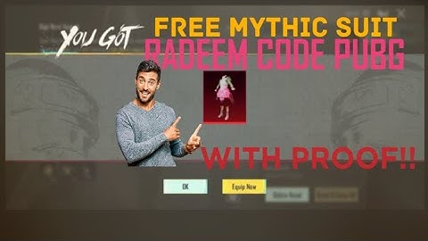 NEW RADEEM CODE PUBG. WITH PROOF. TODAY 2023.