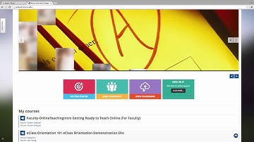 eClass Orientation Video for New Students