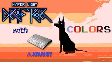 HYPER LIGHT DRIFTER - Intro cinematic with ATARI ST Palette