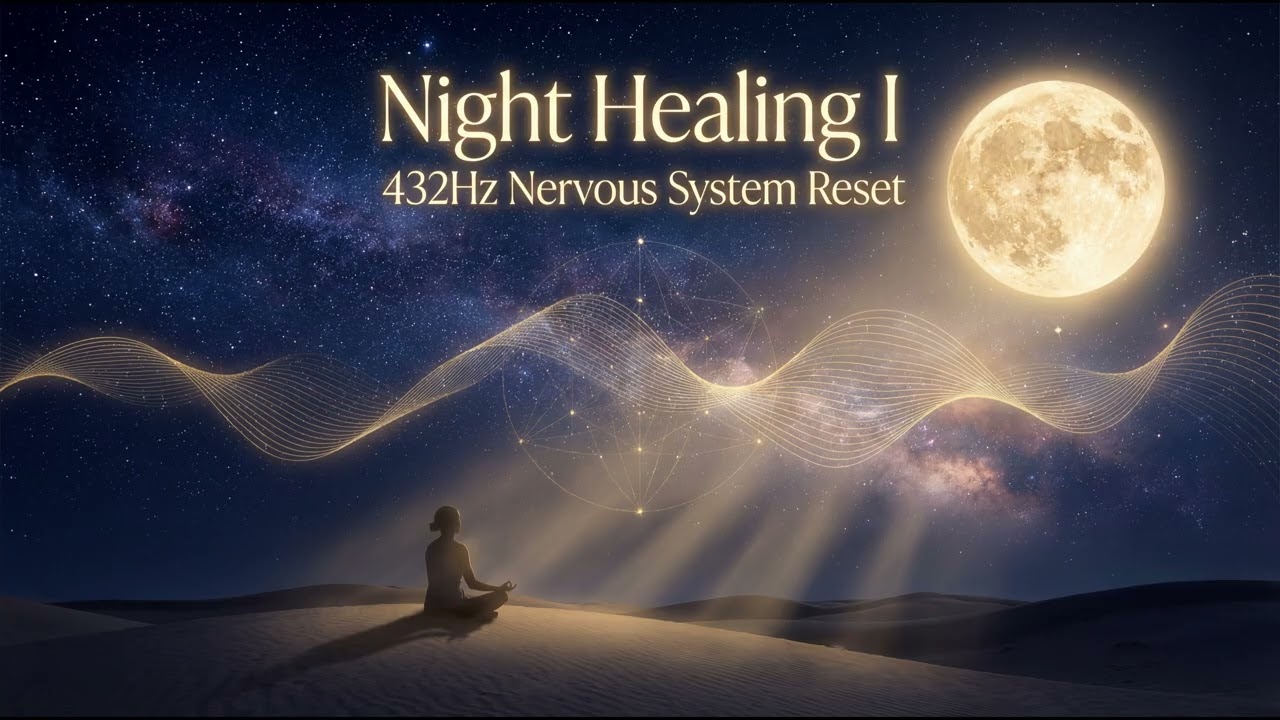 Night Healing I | 432Hz Nervous System Reset Deep Calm Frequency