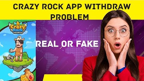 Crazy Rock App Withdraw Problem | Crazy RockWithdraw pending solution