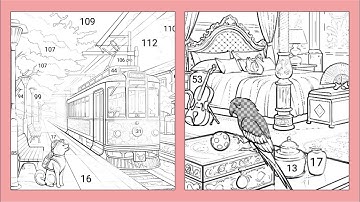 Zen color coloring game compilation by number #10 |  Coloring Games