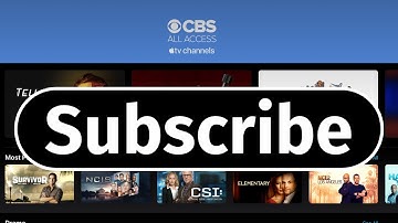 How to Subscribe to CBS All Access | Apple TV Channel