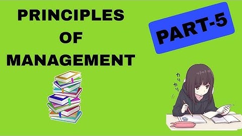 Principle of management | Class 12th | Business Studies | chapter 2 part 5 |