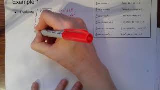 Calc 2 Sec 7-3 Trigonometric Substitution Part 1 Net Worth