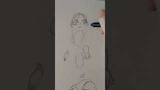 How to draw Kitty Pryde phasing - X-Men - Marvel - chibi