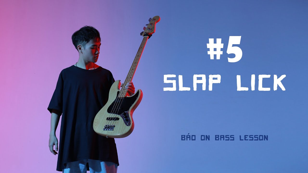 #5 Slap Bass Licks // Bao's Bass Lesson (tab) - E minor