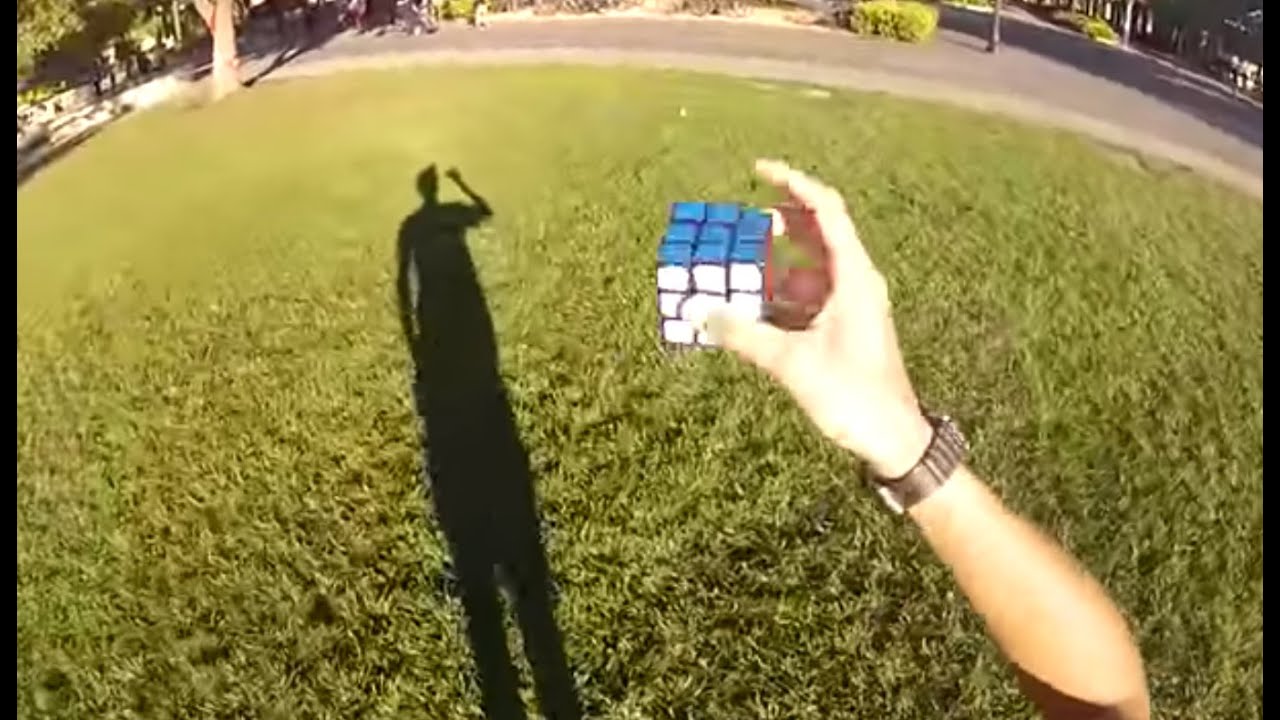 Rubik's Cube solved 4 Ball Juggling by Ravi Fernando YouTube