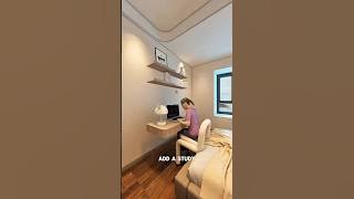 Small Room Big Comfort | Transforming 9㎡ Into A Stylish Bedroom #shorts