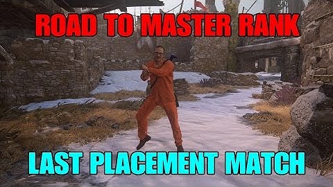 Uncharted 4 Multiplayer - ROAD TO MASTER RANK - FINAL PLACEMENT MATCH! - RANKED TDM OG - OLD SCHOOL