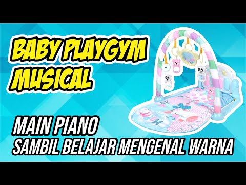 Unboxing mainan anak | Baby play gym musical termurah di shopee. 