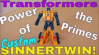 Transformers Power of the Primes Custom Decepticon Sinnertwin Toy - GotBot True Review NUMBER 418