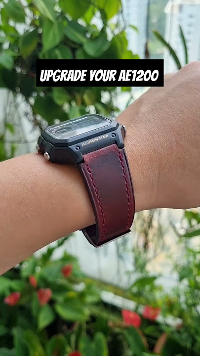 Casio AE1200 on Vario fitted leather strap #varioeveryday #casio #ae1200