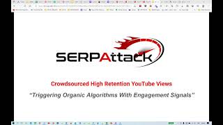 SerpAttack Webinar Replay: Crowdsourced CTR Clicks & Retention