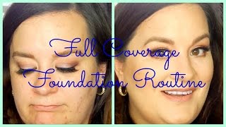 Everyday Full Coverage Foundation Routine | SteffieBean