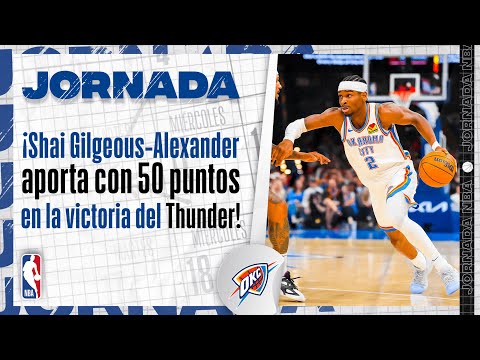 ¡50 puntos para Shai Gilgeous-Alexander ante los Suns!