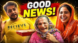सासू माँ हस हस कर सास भूल गई 😜🤣 || आख़िर क्या है good news || Deepanshirana #goodnews #viral #vlog 